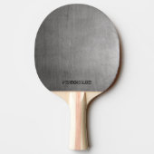 Textuur van geborsteld metaal tafeltennisbatje (Achterkant)