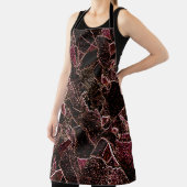 textuur van gekerfd bruin gesteente schort (Insitu)