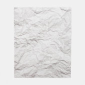 textuur van gekreukeld papier fleece deken (Voorkant)
