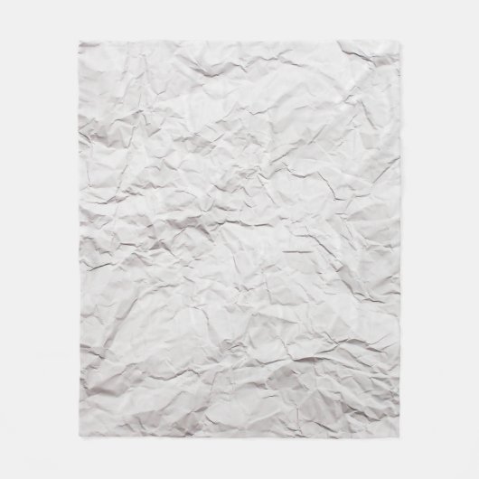textuur van gekreukeld papier fleece deken (Voorkant)