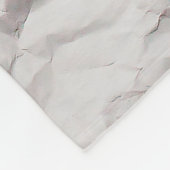 textuur van gekreukeld papier fleece deken (Hoek)