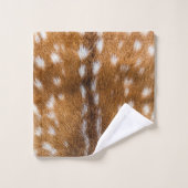 textuur van gepotte herten bad handdoek (Wasdoekje)