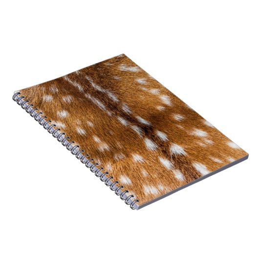 textuur van gepotte herten notitieboek (Rechterzijde)