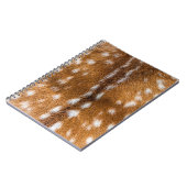 textuur van gepotte herten notitieboek (Linkerzijde)