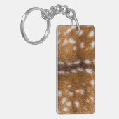 textuur van gepotte herten sleutelhanger (Voorkant Links)