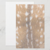 textuur van gepotte hertenbont briefpapier (Voorkant / Achterkant)