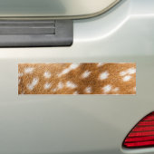 textuur van gepotte hertenbont bumpersticker (Op auto)
