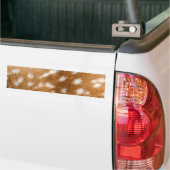 textuur van gepotte hertenbont bumpersticker (Op Truck)