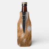 textuur van gepotte hertenbont flesjeskoeler (Fles Achterkant)