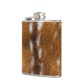 textuur van gepotte hertenbont heupfles (Links)