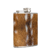 textuur van gepotte hertenbont heupfles (Rechts)