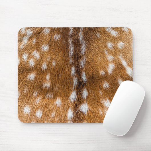 textuur van gepotte hertenbont muismat (Met muis)