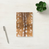 textuur van gepotte hertenbont post-it® notes (Kantoor)