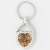 textuur van gepotte hertenbont sleutelhanger (Voorkant)