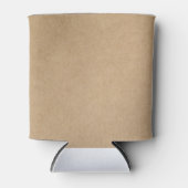 Textuur van gerecycled papier blikjeskoeler (Voorkant)