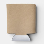 Textuur van gerecycled papier blikjeskoeler (Achterkant)