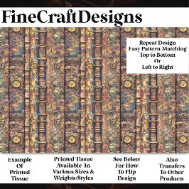 Textuur van gesmolten brons koper goud BR2 Decoupa Tissuepapier