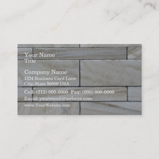 Textuur van gestapelde stuurtegel visitekaartje (Voorkant)