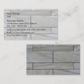 Textuur van gestapelde stuurtegel visitekaartje (Voorkant / Achterkant)