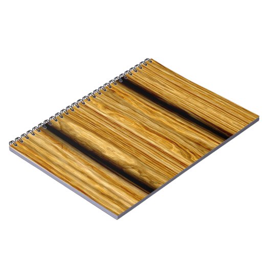 textuur van geweerde houten planken notitieboek (Linkerzijde)