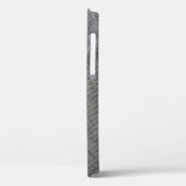 textuur van grijze weefsels met abstracte tekening Case-Mate iPhone case (Achterkant / Links)