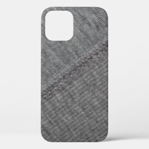 textuur van grijze weefsels met abstracte tekening Case-Mate iPhone case