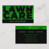 textuur van groengras grasvis  visitekaartje (Voorkant / Achterkant)