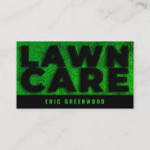 textuur van groengras grasvis visitekaartje (Voorkant)