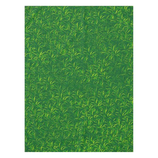 textuur van groengras tafelkleed (Voorkant)