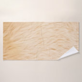 textuur van haar van geiten badhanddoek (Badhanddoek)