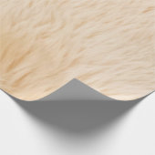 textuur van haar van geiten cadeaupapier (Hoek)