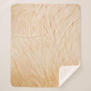 textuur van haar van geiten sherpa deken