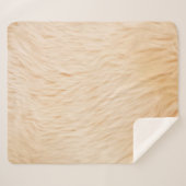 textuur van haar van geiten sherpa deken (Voorkant (horizontaal))