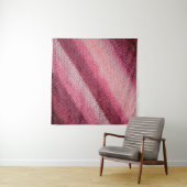 textuur van het breiwerk met een abstracte pat wandkleed (In Situ (horizontaal))