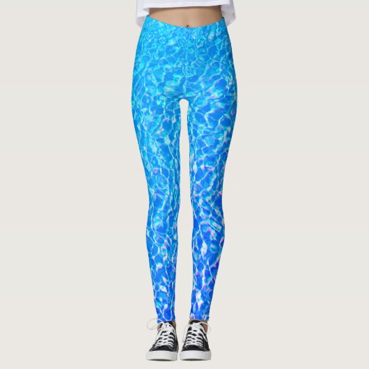 textuur van het zwembad, leggings (Voorkant)