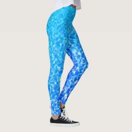 textuur van het zwembad, leggings