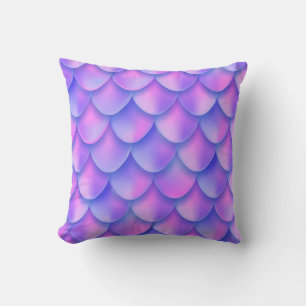 textuur van holografisch violet staart van zeemsta kussen