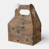 textuur van hout, natuurlijke achtergrondstructuur bedankdoosjes (Achterkant)