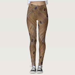 textuur van hout, natuurlijke achtergrondstructuur leggings