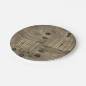 textuur van hout, natuurlijke achtergrondstructuur papieren bordje (Gekanteld)