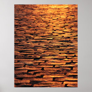 textuur van kobbelstenen poster