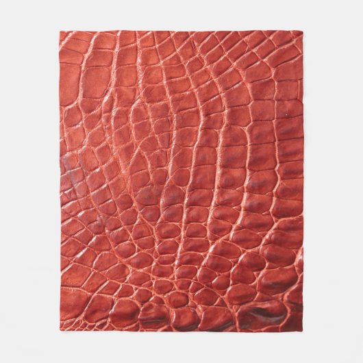 textuur van krokodilleder fleece deken (Voorkant)