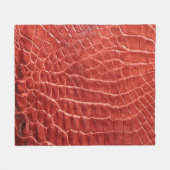 textuur van krokodilleder fleece deken (Voorkant (Horizontaal))