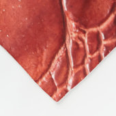 textuur van krokodilleder fleece deken (Hoek)