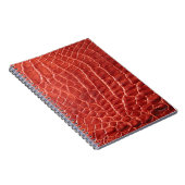 textuur van krokodilleder notitieboek (Rechterzijde)