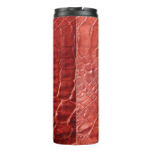 textuur van krokodilleder thermosbeker (Achterkant)