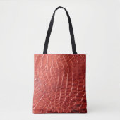 textuur van krokodilleder tote bag (Voorkant)