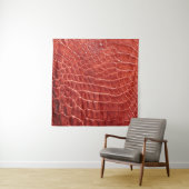 textuur van krokodilleder wandkleed (In Situ (horizontaal))