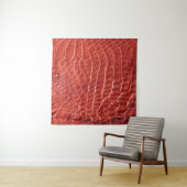 textuur van krokodilleder wandkleed (In situ)