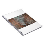 textuur van leder van de huid achtergrondtextuur,  notitieboek (Rechterzijde)